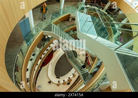 Interior of Liverpool's Central Library. Stock Photo