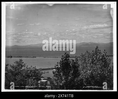 Lake Champlain, from Battery Park, Burlington, Vt, Lakes & ponds ...