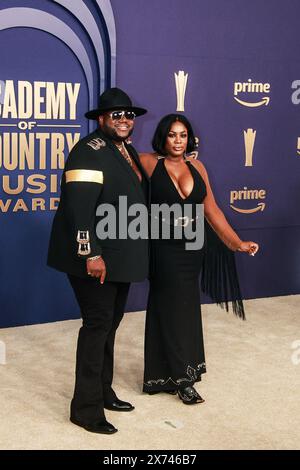 Frisco, USA. 17th May, 2024. The War And Treaty - Michael Trotter Jr, Tanya Trotter attends the 59th Academy of Country Music Awards at Omni Frisco Hotel at The Star on May 16, 2024 in Frisco, Texas. Photo: Ozzie B/imageSPACE Credit: Imagespace/Alamy Live News Stock Photo