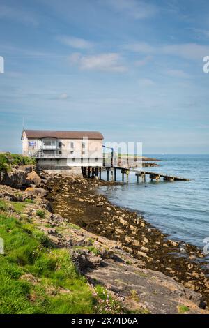 Moelfre Lifeboat Station, Anglesey, Wales, UK. 2024 Stock Photo