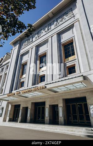 Paris, France - September 24, 2023: The Theatre des Champs-Elysees, an entertainment venue standing at 15 avenue Montaigne in Paris. Stock Photo