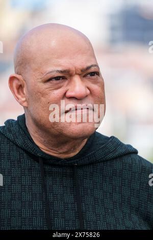 Cannes, France. 17th May, 2024. Laurence Fishburne poses at the Photocall for Megalopolis during the 77th Festival de Cannes. Picture by Julie Edwards./Alamy Live News Stock Photo