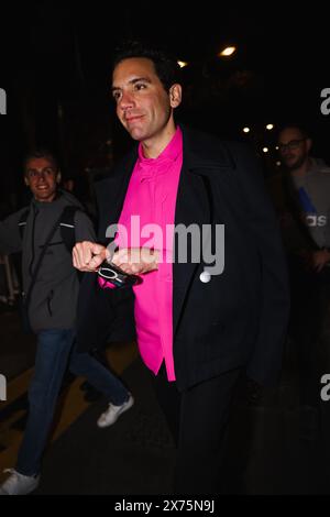 Cannes, France. 17th May, 2024. Cannes, Celebrity sightings at the Festival de Cannes. In the photo: Mika arrives at the JW Marriott Cannes hotel Credit: Independent Photo Agency/Alamy Live News Stock Photo