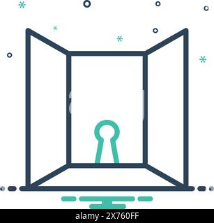 Icon for openness,door Stock Vector Image & Art - Alamy