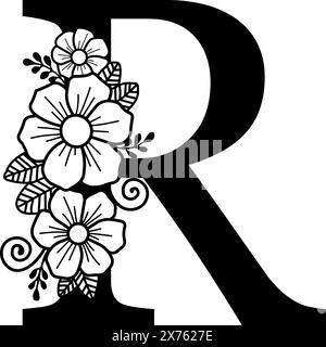 Luxurious Alphabet R Stock Vector