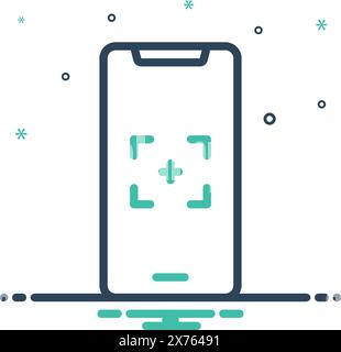 Icon for  print screen,print Stock Vector