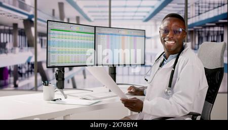Medical Coding Bill And Billing Codes Spreadsheets Stock Photo