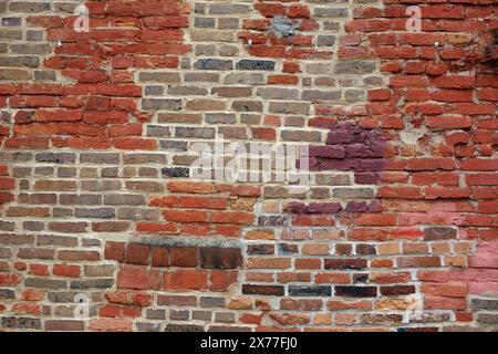 red brick wal Stock Photo