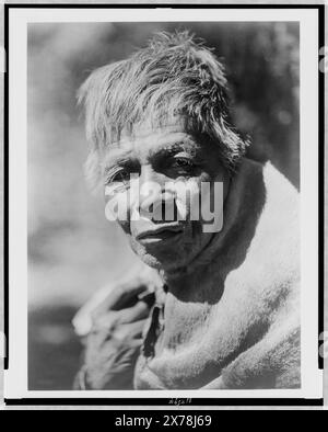 A Wailaki man, Edward S. Curtis Collection ., Curtis no. 4023., Published in: The North American Indian / Edward S. Curtis. [Seattle, Wash.] : Edward S. Curtis, 1907-30, v. 14, p. 12.. Indians of North America, 1920-1930. , Wailaki Indians, 1920-1930. Stock Photo