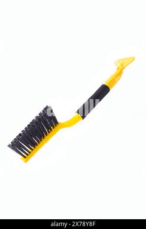 Car brush isolated on white background Stock Photo