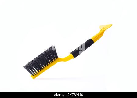 Car brush isolated on white background Stock Photo