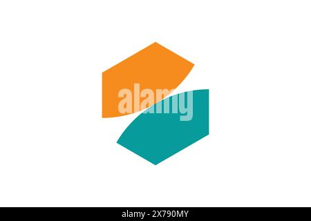 letter z geometric hexagon logo vector icon illustration design template - vector sign symbol Stock Vector