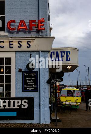 Princess Cafe Scarborough Stock Photo