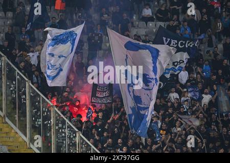 Florence, Italy. 17th May, 2024. SSC Napoli's supporters during ACF Fiorentina vs SSC Napoli, Italian soccer Serie A match in Florence, Italy, May 17 2024 Credit: Independent Photo Agency/Alamy Live News Stock Photo