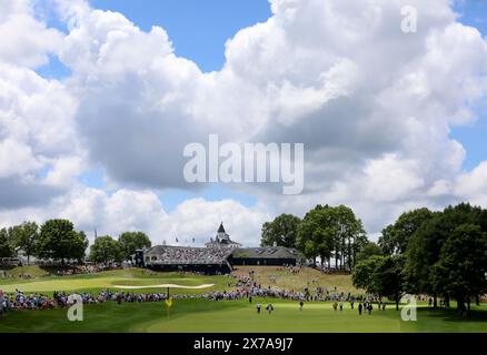 Louisville, United States. 18th May, 2024. Golfers walk up the first fairway during the third round of the 2024 PGA Championship at Valhalla Golf Course on Saturday, May 18, 2024 in Louisville, Kentucky. Photo by John Sommers II/UPI Credit: UPI/Alamy Live News Stock Photo