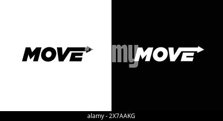 Modern and professional Move logo design Stock Vector