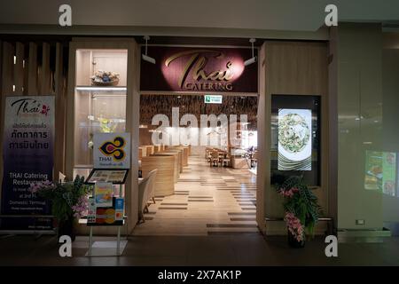 PHUKET, THAILAND - MAY 06, 2023: entrance to Thai Catering Restaurant in Phuket. Stock Photo