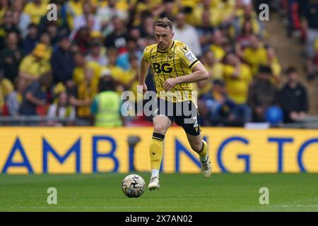 LONDON, ENGLAND - MAY 18: Sam Long of Oxford United during the Sky Bet League One Play-Off Final match between Bolton Wanderers and Oxford United at Wembley Stadium on May 18, 2024 in London, England.(Photo by Dylan Hepworth/MB Media) Stock Photo
