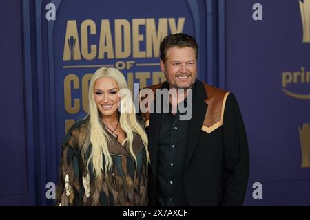 Frisco, United States. 16th May, 2024. Gwen Stefani and Blake Shelton are attending the Red Carpet of the 59th Academy of Country Music Awards Ceremony at Omni Frisco Hotel at The Star in Frisco, United States, on May 16, 2024. (Photo by Javier Vicencio/Eyepix Group) (Photo by Eyepix/NurPhoto) Credit: NurPhoto SRL/Alamy Live News Stock Photo