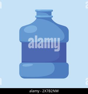 Water Bottles Icon Vector. Water Bottles icon illustrations. water gallon flat bottle Stock Vector