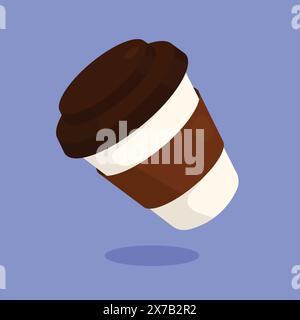 coffee cup vector icon. cup of coffee icon illustration. fresh coffee icon Stock Vector