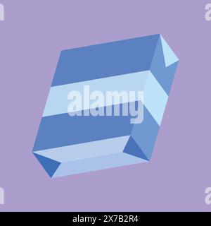 Milk carton box vector. fresh milk box illustration icon. milk box Stock Vector