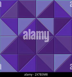 Square tiles with triangular elements 3 Stock Photo
