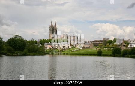 The church at Saint Hilaire, Saint-Hilaire-du-Harcouet, Manche, Normandy, Franc e, Europe Stock Photo