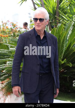 Cannes, France. 18th May, 2024. Richard Gere attends the 'Oh, Canada' Photocall at the 77th annual Cannes Film Festival at Palais des Festivals on May 18, 2024 in Cannes, France. Photo: DGP/imageSPACE/Sipa USA Credit: Sipa USA/Alamy Live News Stock Photo