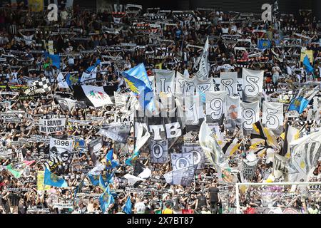 Udine, Italia. 19th May, 2024. supporter during the Serie A soccer match between Udinese and Empoli at the Bluenergy Stadium in Udine, north east Italy - Sunday, May 19, 2024. Sport - Soccer (Photo by Andrea Bressanutti/Lapresse) Credit: LaPresse/Alamy Live News Stock Photo