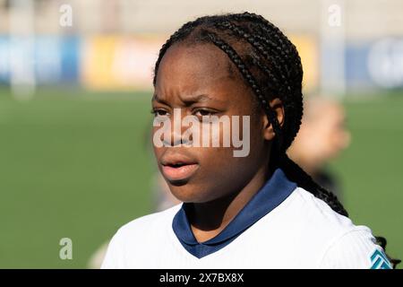 Malmö, Sweden. 18th May, 2024. Jane Oboavwoduo of England seen before the UEFA Women's Under-17 EURO Championship final between England and Spain at Malmö Idrottsplats in Malmö. (Photo Credit: Gonzales Photo/Alamy Live News Stock Photo