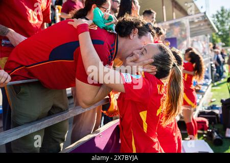 Malmö, Sweden. 18th May, 2024. Alba Cerrato (19) of Spain seen after the UEFA Women's Under-17 EURO Championship final between England and Spain at Malmö Idrottsplats in Malmö. (Photo Credit: Gonzales Photo/Alamy Live News Stock Photo