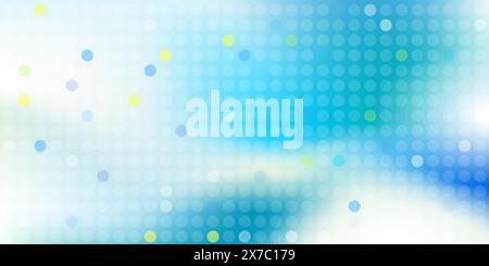 Abstract background with lights. Digital techno backdrop decor Stock Vector