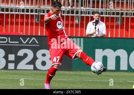 Monza Brianza, Italia. 19th May, 2024. Monza' ' Dany Mota in action during the Serie A soccer match between the Serie A soccer match between Monza and Frosinone at the Stadio U-Power Stadium Sunday, May 19, 2024. Sport - Soccer . Alberto Mariani - Lapress Credit: LaPresse/Alamy Live News Stock Photo