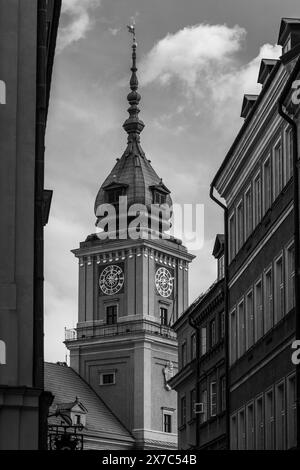 From the streets in the old town in Warsaw Stock Photo