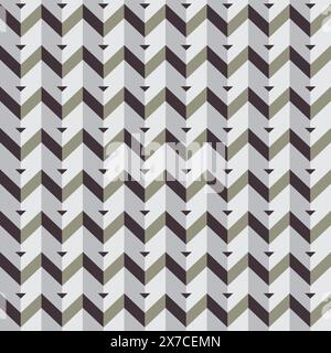 Seamless geometric pattern with zigzags. Can be used in textiles, for book design, website background Stock Vector