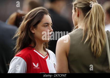 ROTTERDAM - Fer Serrano during the Dutch Eredivisie match between Feyenoord and Excelsior Rotterdam at Feyenoord Stadium de Kuip on May 19, 2024 in Rotterdam, Netherlands. ANP BART STOUTJESDIJK Stock Photo