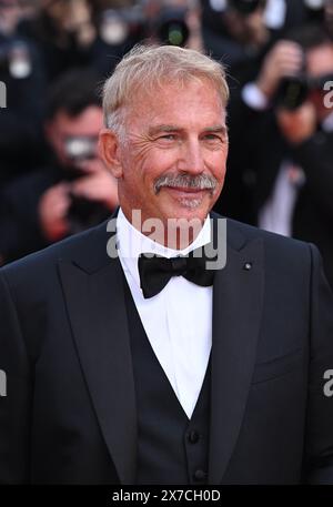 Kevin Costner attends the Horizon: An American Saga premiere during the 77th Cannes Film Festival in Cannes, France. Picture date: Sunday May 19, 2024. Stock Photo