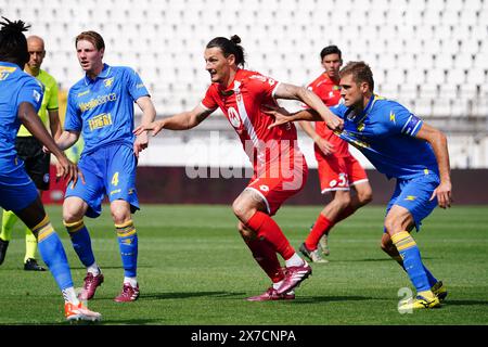 Monza, Italy. 19th May, 2024. Milan Duric (AC Monza) during the Italian championship Serie A football match between AC Monza and Frosinone Calcio on May 19, 2024 at U-Power Stadium in Monza, Italy - Credit: Luca Rossini/E-Mage/Alamy Live News Credit: Luca Rossini/E-Mage/Alamy Live News Stock Photo