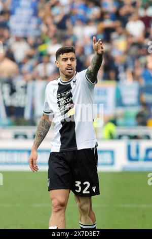 Udine, Italia. 19th May, 2024. Udinese's Martin Payero during the Serie A soccer match between Udinese and Empoli at the Bluenergy Stadium in Udine, north east Italy - Sunday, May 19, 2024. Sport - Soccer (Photo by Andrea Bressanutti/Lapresse) Credit: LaPresse/Alamy Live News Stock Photo