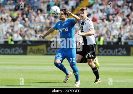 Udine, Italia. 19th May, 2024. Empoli's Matteo Cancellieri during the Serie A soccer match between Udinese and Empoli at the Bluenergy Stadium in Udine, north east Italy - Sunday, May 19, 2024. Sport - Soccer (Photo by Andrea Bressanutti/Lapresse) Credit: LaPresse/Alamy Live News Stock Photo