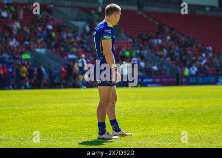 St Helens, Merseyside, UK. 19th May, 2024. Betfred Challenge Cup Rugby: Huddersfield Giants Vs Warrington Wolves at Totally Wicked Stadium. Matty Dufty during the game. Credit James Giblin Photography/Alamy Live News. Stock Photo