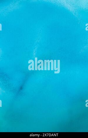 abstract background: liquid mix of aqua color paints Stock Photo