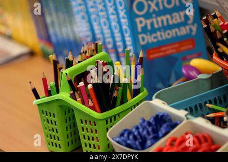 Close up views of Primary School life in Chichester, West Sussex, UK. Stock Photo