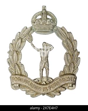 Cap badge of the Royal Observer Corps, c. 1925-1952. Stock Photo