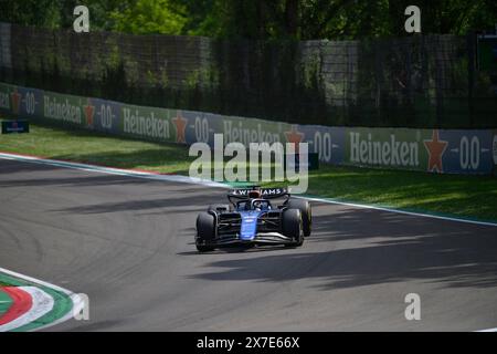 Imola, Italy. 19th May 2024; Autodromo Enzo e Dino Ferrari, Imola, Italy; FIA Formula 1 Emilia Romagna Grand Prix 2024; Race Day; Alex Albon, Williams Credit: Action Plus Sports Images/Alamy Live News Stock Photo