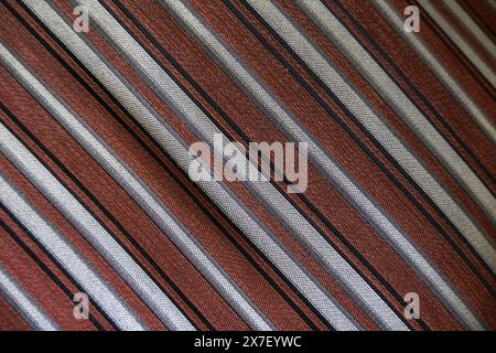 Detail of orange fabric, textured fabric Stock Photo