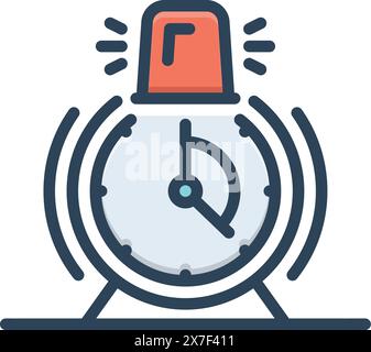 Icon for urgent, essential Stock Vector