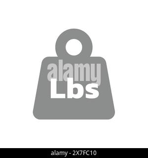 Kettlebell icon with pound sign. Vector illustration Stock Vector Image ...
