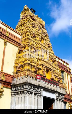 Exterior of Sri Mahalakshmi Temple in East Ham, London, England Stock Photo